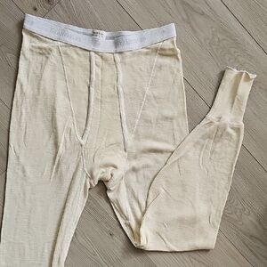 Vintage Stanfield's Canada Merino Wool Thermal Long Johns Base Layer, Lrg